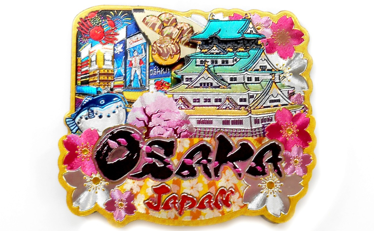 ラバーエッジングマグネット（花景色OSAKA）