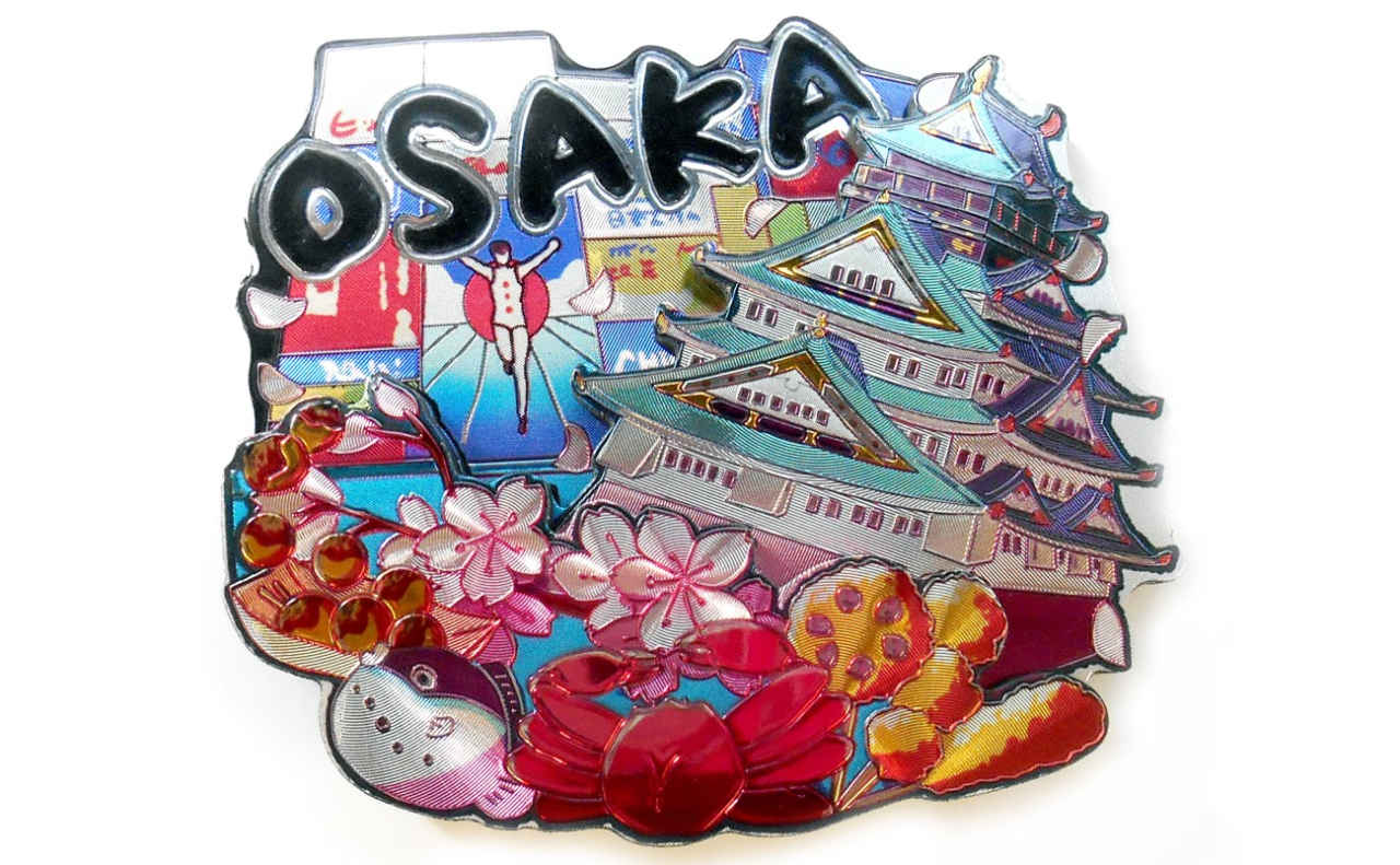 ラバーエッジングマグネット（OSAKA桜城食べ物）