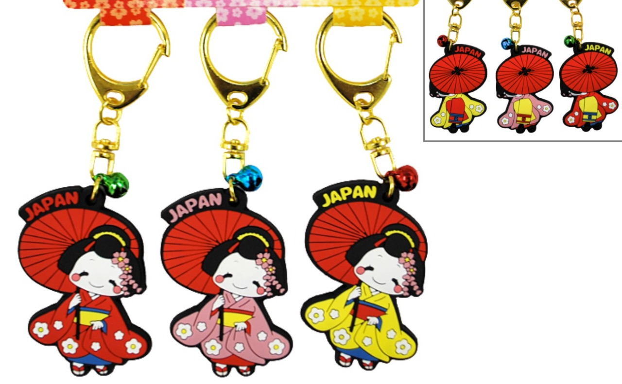 3Pラバーキーホルダー（舞妓）