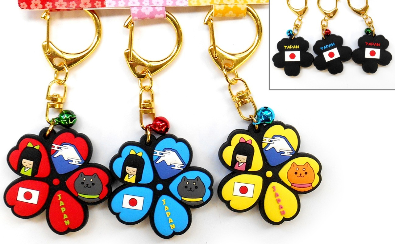 3Pラバーキーホルダー（桜）