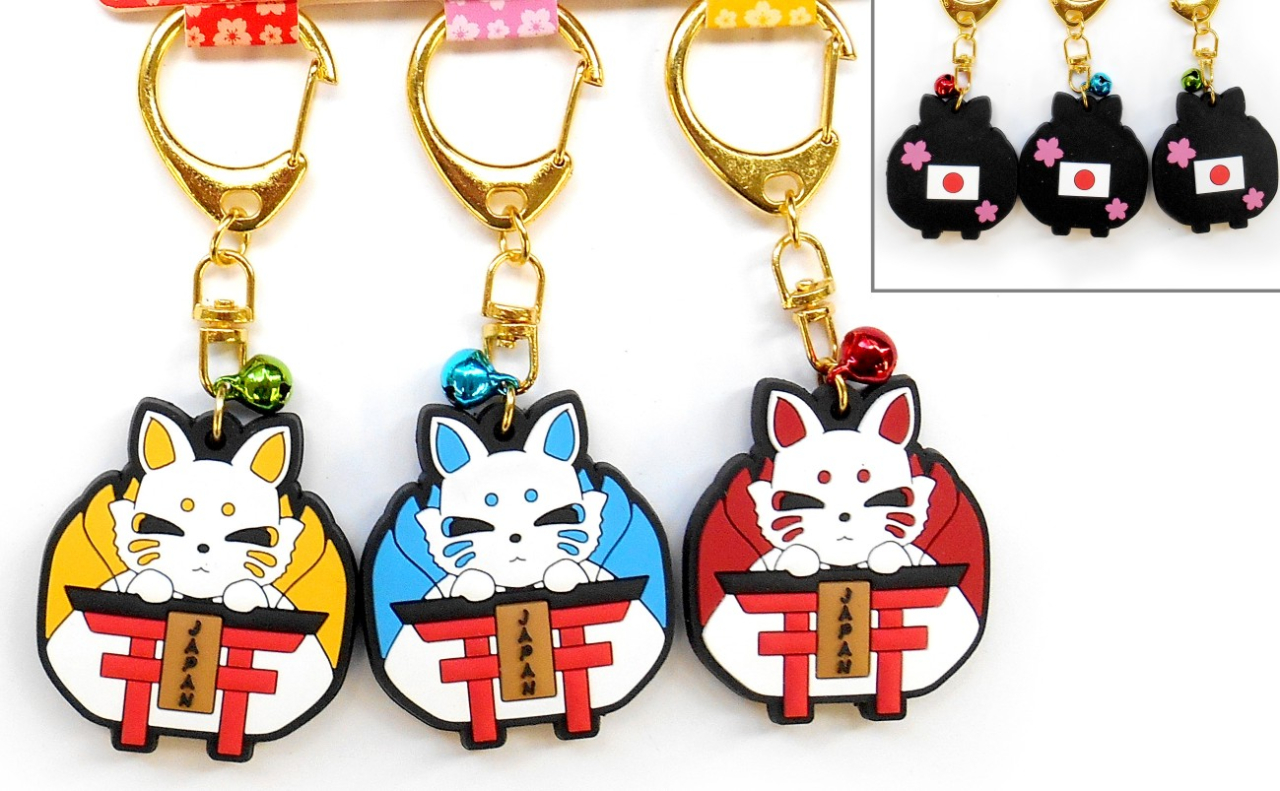 3Pラバーキーホルダー（稲荷）