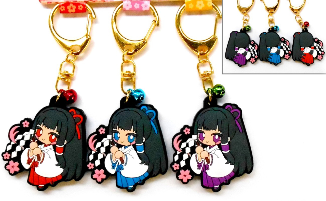 3Pラバーキーホルダー（巫女）