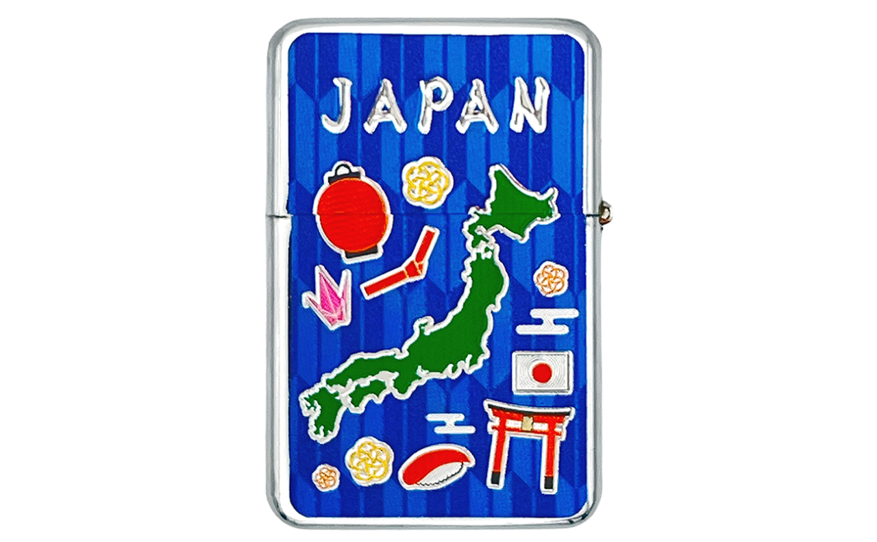 エッチングオイルライター（日本地図）