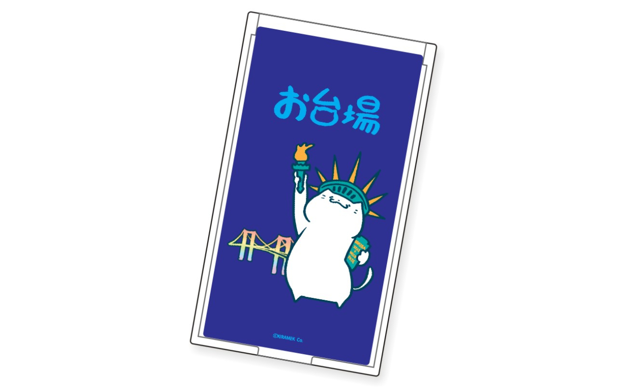 ねこぽーず東京　コンパクトミラー（お台場）