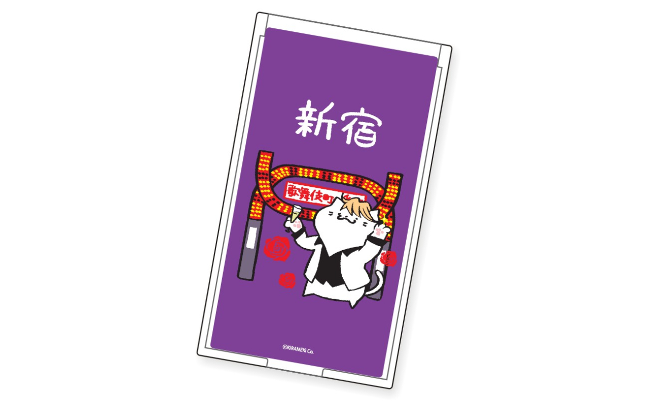 ねこぽーず東京　コンパクトミラー（新宿）