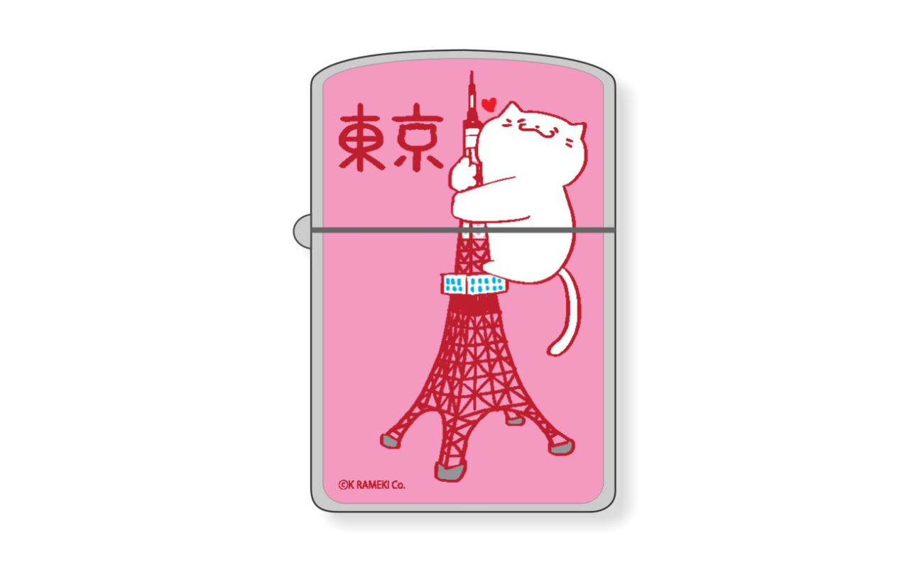 ねこぽーず東京　オイルライター（東京）